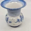 Wazon ceramiczny U Keramik niebiesko biały 20 cm