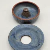 Ceramiczny kominek do aromaterapii niebieska glazura Ø15 cm