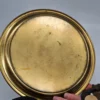 Okrągła taca dekoracyjna metalowa grawerowana ptaki 30 cm