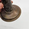 Świecznik metalowy grawerowany vintage 13 cm