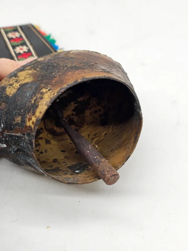 Duży dzban ceramiczny z reliefem historia garncarstwa 30 cm