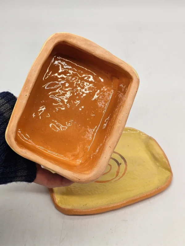 Maselniczka ceramiczna Carmes 69 ręcznie robiona vintage