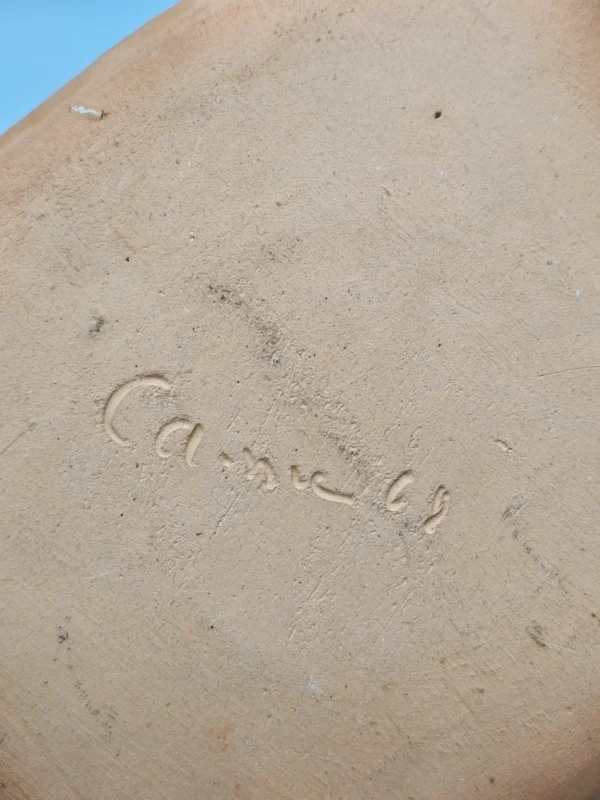 Maselniczka ceramiczna Carmes 69 ręcznie robiona vintage