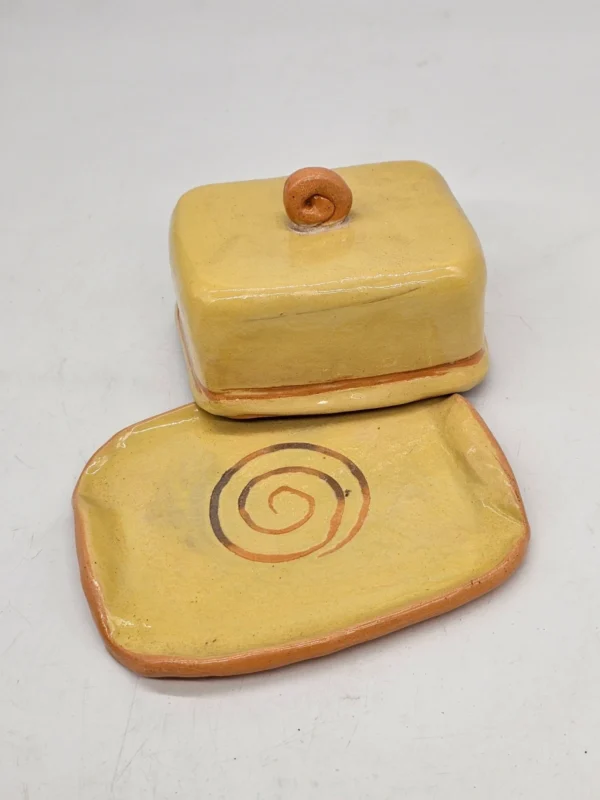 Maselniczka ceramiczna Carmes 69 ręcznie robiona vintage