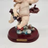 Figurka aniołka putto Collezione Sud Import 25 cm na Drewnianej podstawie