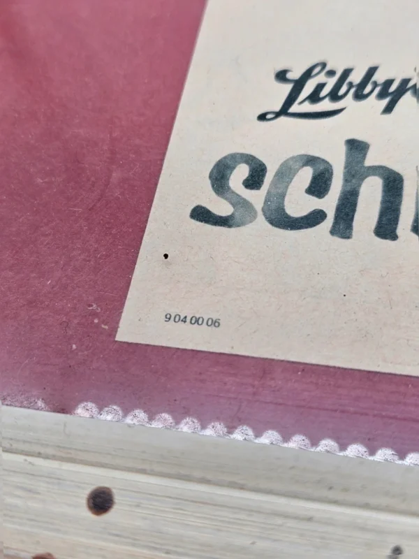 Libby’s Milch Schmackhaft Grafika reklamowa w ramie 35x42 cm