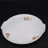 Patera porcelanowa Chodzież made in Poland 29 cm złota linia róże