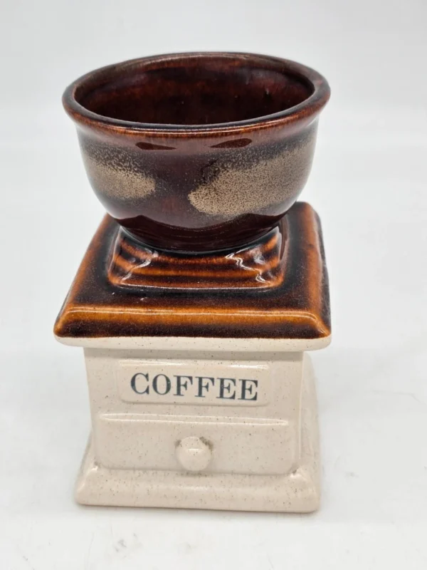 Ceramiczny młynek do kawy Coffee 18 cm Dekoracja rustykalna