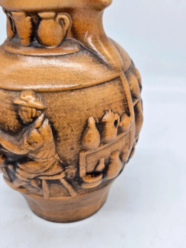 Duży dzban ceramiczny z reliefem Historia garncarstwa 30 cm