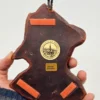 Ręcznie robiony obrazek z wosku Goldbachtaler wachskunst głowa z fajką 16x12 cm