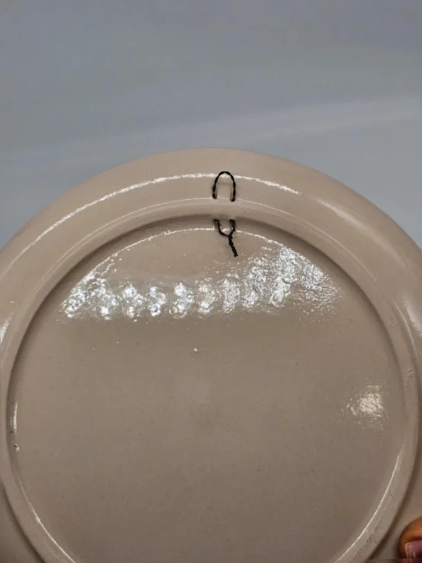 Talerz wiszący 27 cm rękodzieło Echte handarbeit Handtöpferei Jahnrod
