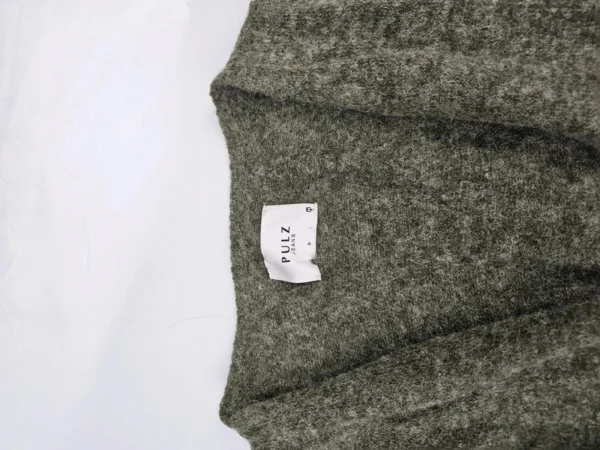 Kardigan pulz Jeans, wełna i alpaka , olive green
