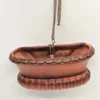 Wisząca doniczka ceramiczna Vetker w. Germany – lata 60–70, 21×11 cm