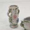 Komplet 3 naczyń ceramicznych Iryzujące, lata 60–70.