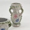 Komplet 3 naczyń ceramicznych Iryzujące, lata 60–70.