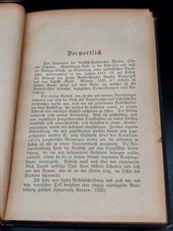 Adelbert von Chamisso, gesammelte Werke (Bd. 3) Reise um die Welt, Erster Teil, Tagebuch