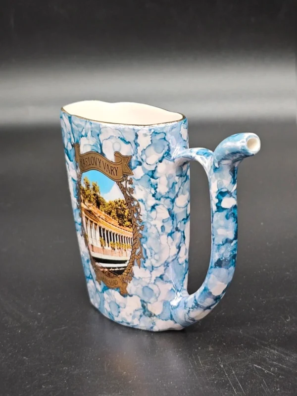 Kubek zdrojowy Karlovy Vary Svobodová becom – ceramika marmurkowa, 300 ml