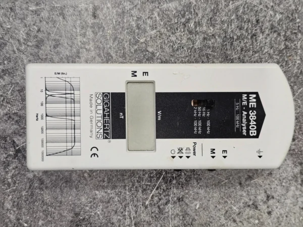 Miernik pól EMF gigahertz Solutions ME3840B – E/M Analyser 5 Hz–100 kHz, sprawny