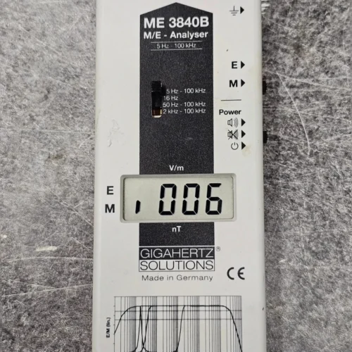 Miernik pól EMF gigahertz Solutions ME3840B – E/M Analyser 5 Hz–100 kHz, sprawny