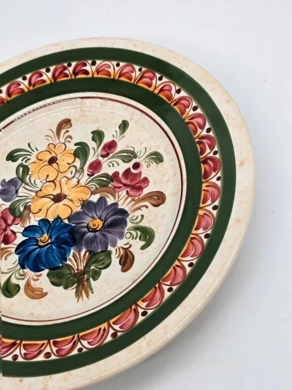 Talerz Dekoracyjny ręcznie malowany Wächsler Tirolerkeramik Austria 28 cm