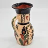 Dzbanek ceramiczny Ludowy „Gospodarz” 18 cm, ręczne zdobienia