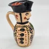 Dzbanek ceramiczny Ludowy „Gospodarz” 18 cm, ręczne zdobienia