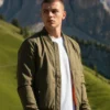 Kurtka bomberka wos not Wos, khaki, windbreaker