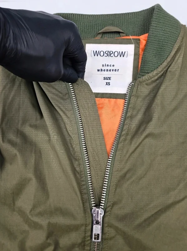 Kurtka bomberka wos not Wos, khaki, windbreaker