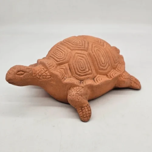 Ceramiczna figurka żółwia dekoracyjnego duża Forma ogrodowa vintage