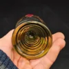 Kieliszek Böckling Neudenau mariënweiher złocony z Kryształkami vintage 10 cm