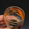 Kieliszek Böckling Neudenau mariënweiher złocony z Kryształkami vintage 10 cm