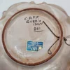 Dekoracyjny talerz ścienny C.A.F.F. Gubbio Italy „Contrada del ricchio” ręcznie malowany Ø 19 cm