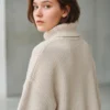 Sweter golf Chiquelle  Wełna z akrylem, oversize