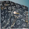Nowe Spodnie z pięknym paternem y2k streetwear jeans r. m męskie