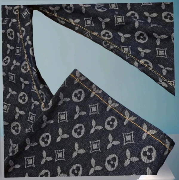 Nowe Spodnie z pięknym paternem y2k streetwear jeans r. m męskie