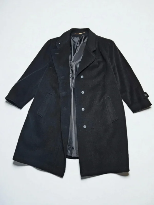 Płaszcz męski wełniano-kaszmirowy Krenzer by Roberto Orselli – Made in italy, rozmiar Ok. XL