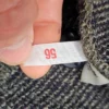 Kurtka bueckle z wełną i alpaką – retro Sweter męski z geometrycznym wzorem