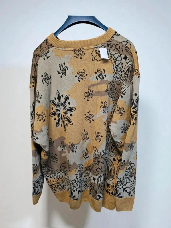 Sweter BoohooMAN paisley desert camo – Męski, Rozmiar S