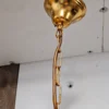 Lampa wisząca Murano Italia szkło alabastrowe mosiądz 52 cm