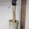 Lampa wisząca Massive vintage dymione szkło kwiat lotosu 59 cm