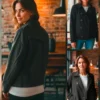 Kurtka Pepe Jeans london „Gillian”  czarna, wełna z wiskozą, rozmiar S