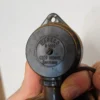 Lampa wisząca vintage Habeco Germany regulowana mleczne szkło drewno 67 cm