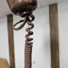 Lampa wisząca vintage z prawdziwymi roślinami regulowana Italy 73 cm