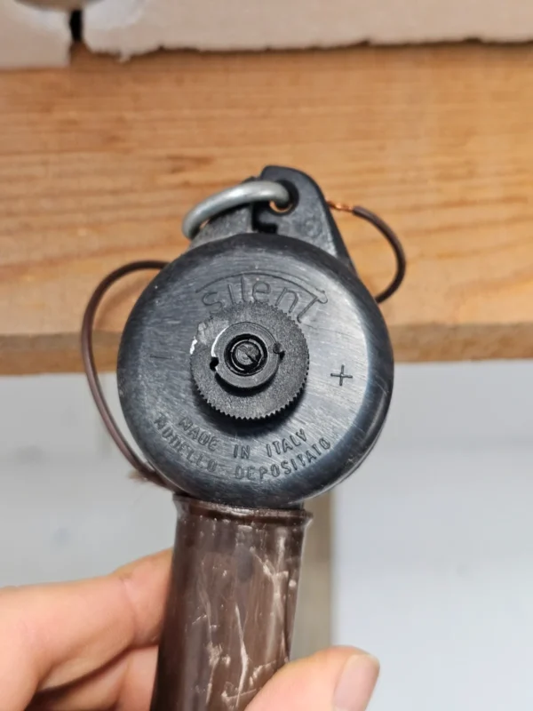 Lampa wisząca vintage z prawdziwymi roślinami regulowana Italy 73 cm