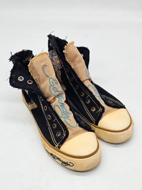 Trampki Ed Hardy Designs z motywem kobry unikatowe wysokie sneakersy
