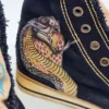 Trampki Ed Hardy Designs z motywem kobry unikatowe wysokie sneakersy