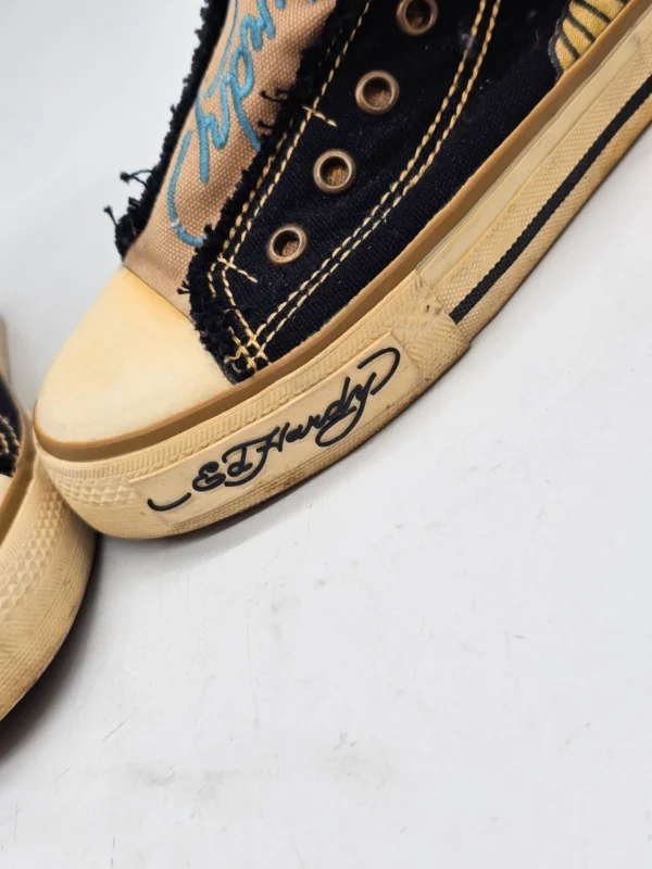 Trampki Ed Hardy Designs z motywem kobry unikatowe wysokie sneakersy