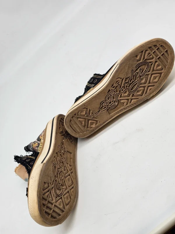 Trampki Ed Hardy Designs z motywem kobry unikatowe wysokie sneakersy