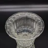 Szklany świecznik dekoracyjny ręcznie robiony 25 cm