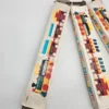 Drewniany pociąg Vintage Four Colour suitcart Zestaw 3 komplet z pudełkami